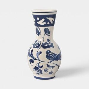Blue Painted Ceramic Tall Bud Vase - Threshold, Target Spring 2026
